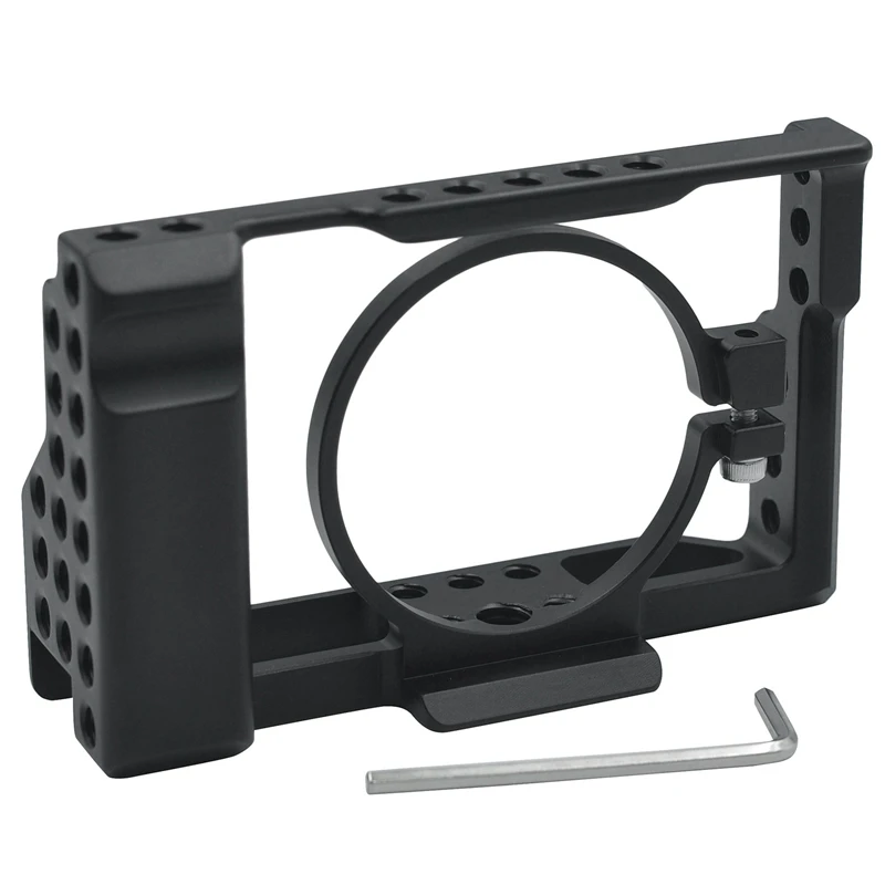 

DSLR Camera Cage with Arri Locating Hole 4/1 8/3 Threads Hole for Sony RX100 III/IV/V RX100 M5 M4 M3