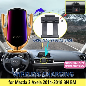 

Car Mobile Phone Holder for Mazda 3 Mazda3 Axela BM BN 2014 2015 2016 2017 2018 Telephone Bracket Accessories for iPhone Huawei