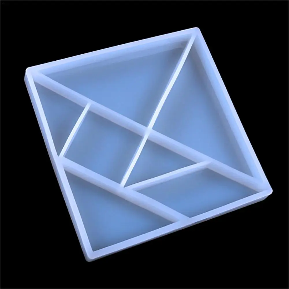 3D формы для мыла Tangram, инструменты для украшения шоколадного торта, силиконовая форма для выпечки, сделай сам, силиконовая форма для мыла ручной работы