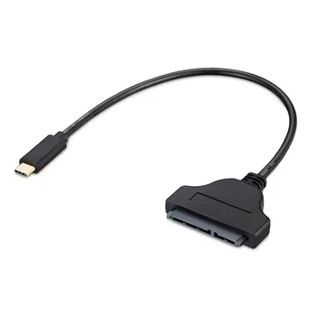 

Type C to Sata Hard Drive Adapter Cable Data Transfer Portable for Home Office DU55