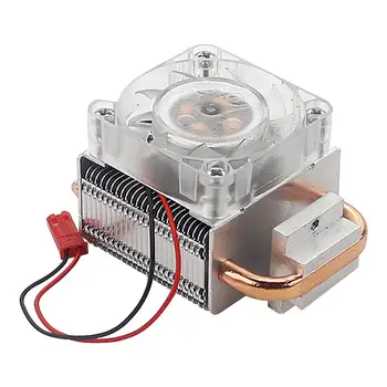 

Raspberry Pi 40mm CPU Cooling Fan Colorful LED 5mm Copper Tube Desktop Cooler Tower Heatsink for Raspberry Pi 3B 3B+ 4B Model
