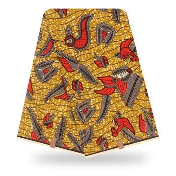 

Excellent Dress Material African Veritable Cotton Wax Batik Fabric SWV590(6yards/lot)