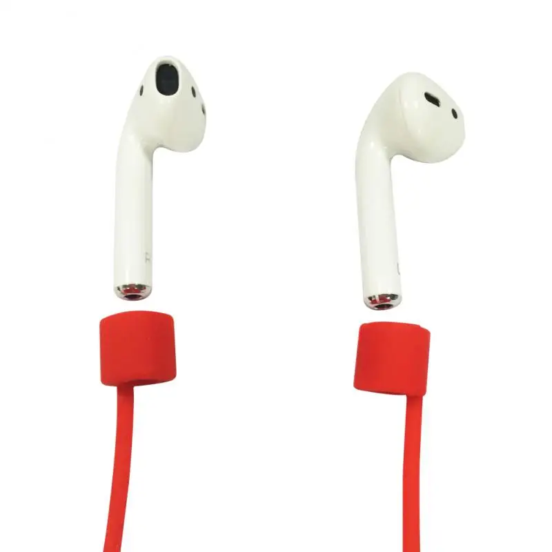 7 цветов для Apple AirPods анти-потерянный шейный ремень беспроводной наушник шнур для наушников силиконовый шнур-кабель