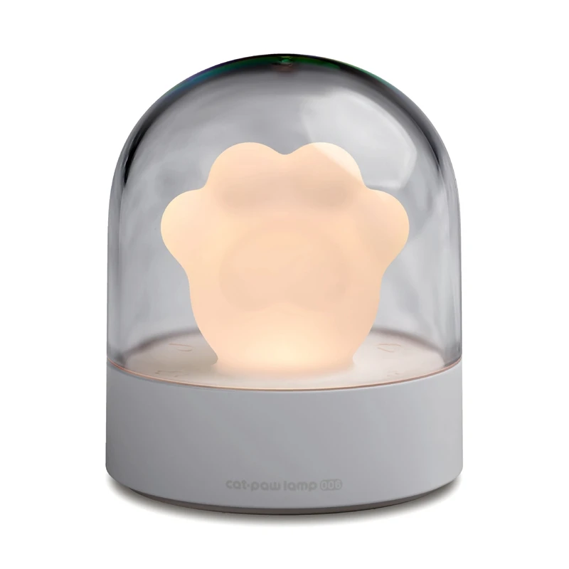 

Night Lamp LED Ambient Lights Cartoon Cute Cat Claw Shape Bedside Musical Lamp Cats Claw Lamp for Christmas Gift