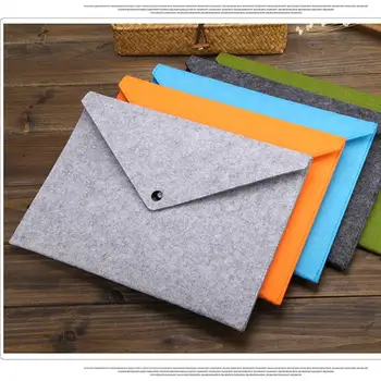 

Fashion Multi-function Papers pad Office Chemical Felt 5colors available A4 File Bag Folder Briefcase