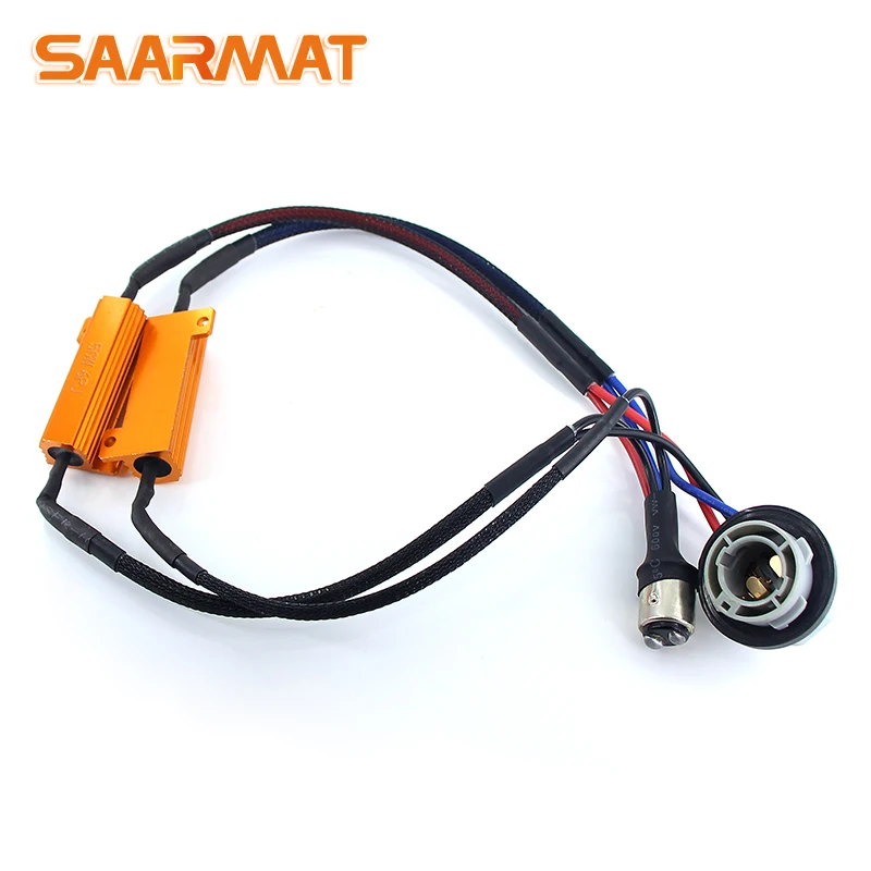 Canbus Error Free BA15S 1156 1157 P21W 7443 7440 Resistenza di carico per luce LED Avvertimento Canceller Decoder Luci auto Accessori Canbus Error Free BA15S 1156 1157 P21W 7443 7440 Resistenza di carico per luce LED Avvertimento Canceller Decoder Luci auto Accessori