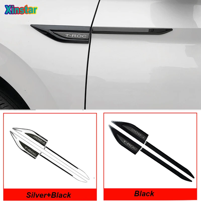 2pcs car badge head sticker For VW Volkswagen TROC T-ROC | Автомобили и мотоциклы