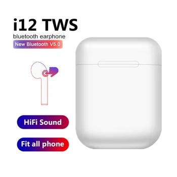 

Hot sale i12s Tws Headphone Wireless Bluetooth 5.0 Earphone Mini Earbuds With Mic Charging Box Sport Headset For Smart Phone