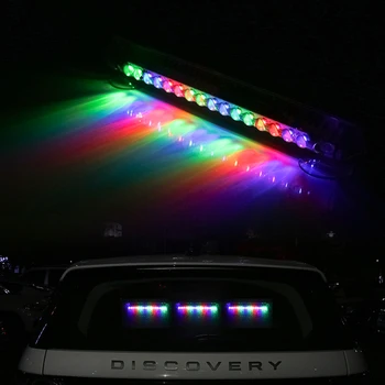 

16LED Car Solar Warning Light Alarm Lights Signal Strobe Lamp Anti Rear-end Collision Flash Lamp Colorful Decorative Lights