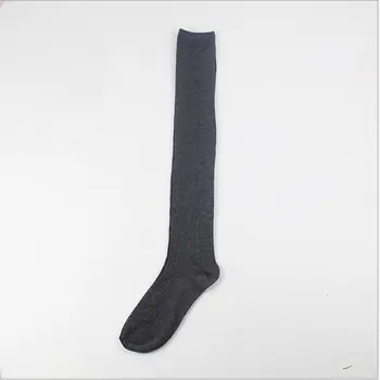 

Fashion Autumn Female Cute Solid Color Pile Socks High Socks Warm Thighs High Over Knee Cotton High Tube Socks HOT SALE