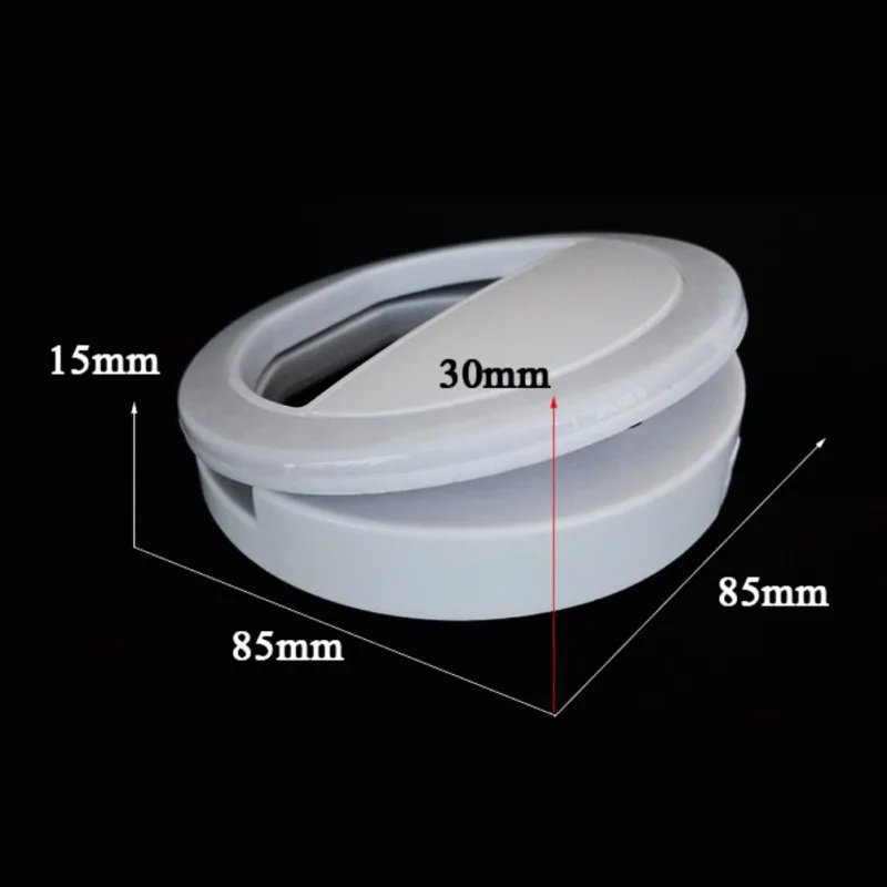 Universal Mobile Phone Portable Clip LED Selfie Lamp Ring Beauty Fill Flash Lens Light Lamp for Photo Camera For Cell Phone