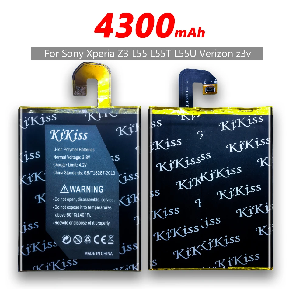 Бесплатный инструмент 4300 мАч для Sony Xperia Z3 L55 L55T L55U Verizon z3v мобильный телефон