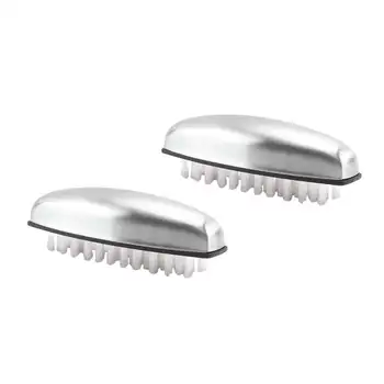 

2pcs Stainless Steel Safe Cleaning Hand Washing Brush Odor Remover Kitchen With Soap Massage Brush Deodorant Brush