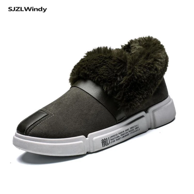 Модные зимние ботинки Новинка 2019 года теплая и грязная обувь из бархата для