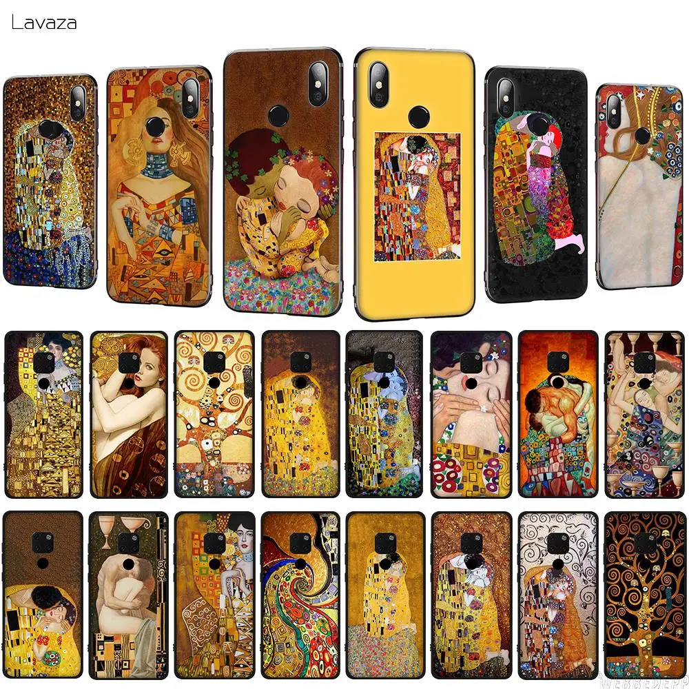 

Lavaza Kiss by Gustav Klimt Design TPU Phone Cover for Huawei Honor View 20 Pro Mate 10 20 30 Lite Pro Soft Case