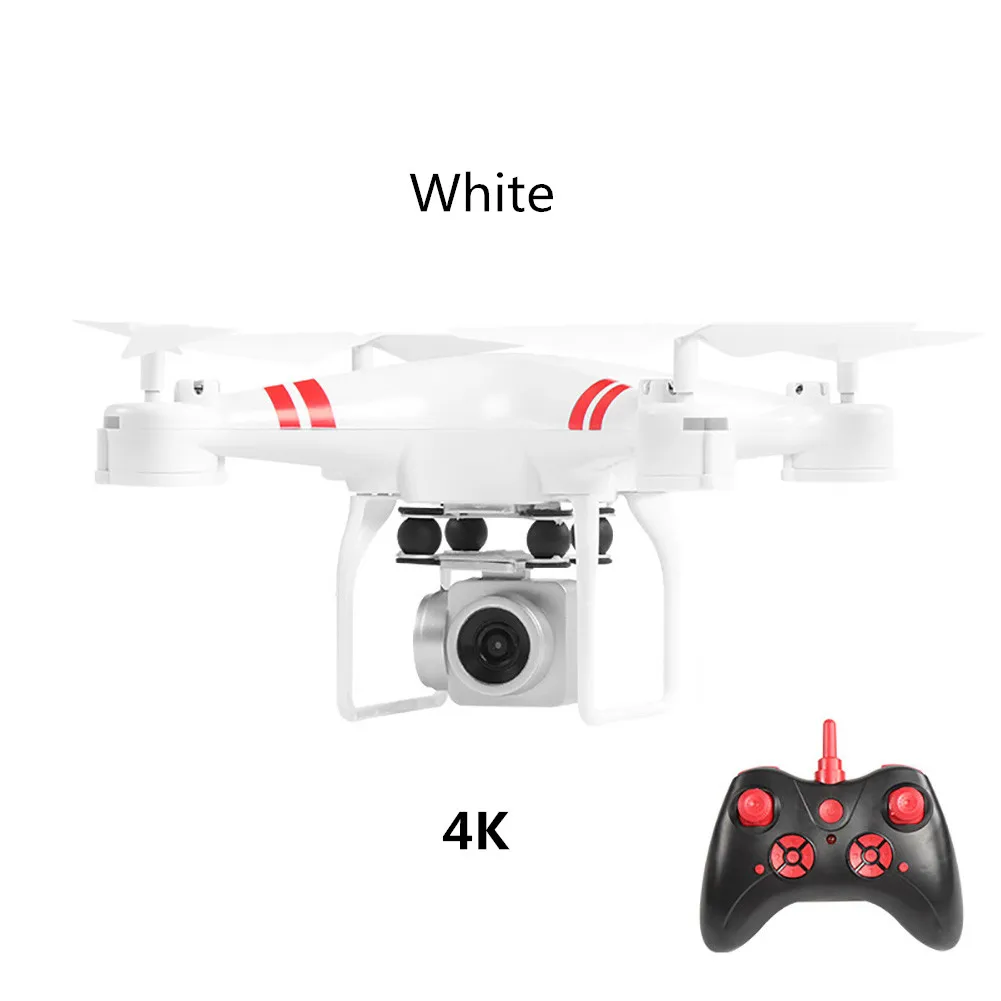 Дрон 4k камера HD Wifi Трансмиссия fpv Дрон с воздушным давлением фиксированная высота четырехосный Самолет rc вертолет Дрон с камерой - Цвет: White 1080P