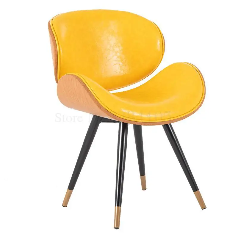 Скандинавский обеденный стул, современный минималистичный домашний стул для отдыха, стул для кофейни, стул из кованого железа, сетчатый красный стул, стул для кофейни - Цвет: C