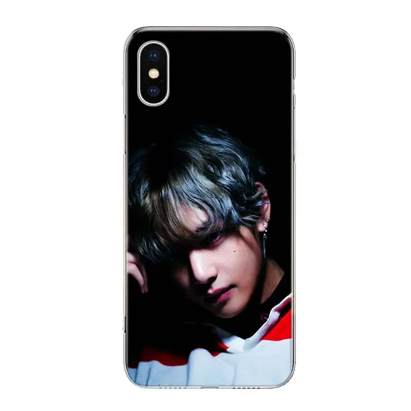 Kim V Taehyung чехол для телефона для iPhone 11 Pro 7 6X8 6S Plus XS MAX+ XR 5S SE 10 Ten Art TPU Coque Capa Shell