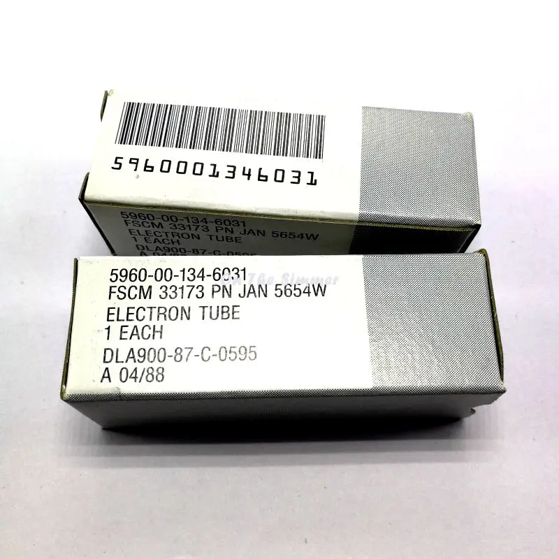 即決！JAN-5654W(6AK5)/GE 元箱入り新品 10本セット  Original JAN 5654W Jun level audio tube can be directly upgraded