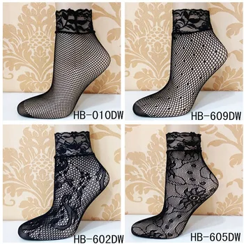 

Funny Socks Calcetines Mujer Korean Version Of The Spring And Summer New Lace Socks Thin Section Anti-slip Fashion Sexy Sweet