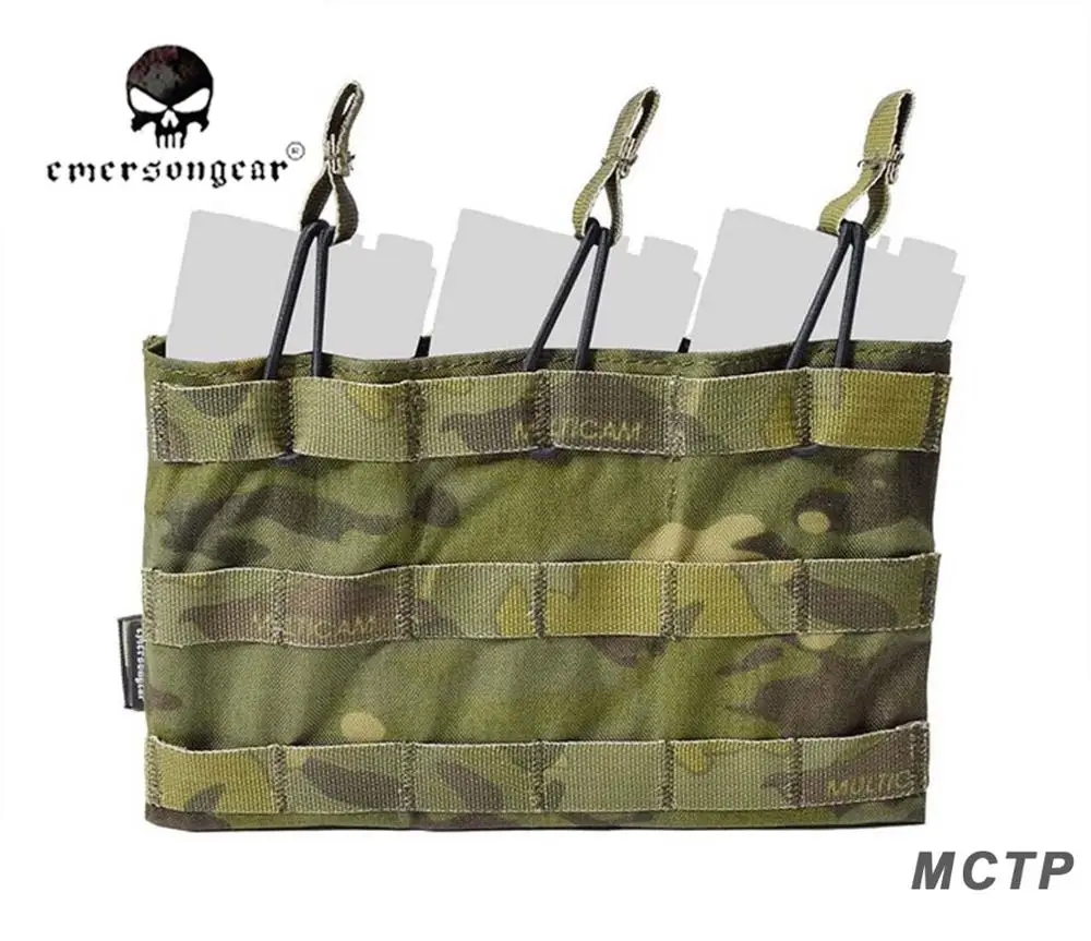 Сумка журнал Emersongear 5 56 тройная Боевая сумка с открытым верхом M6356|emersongear magazin|magazine