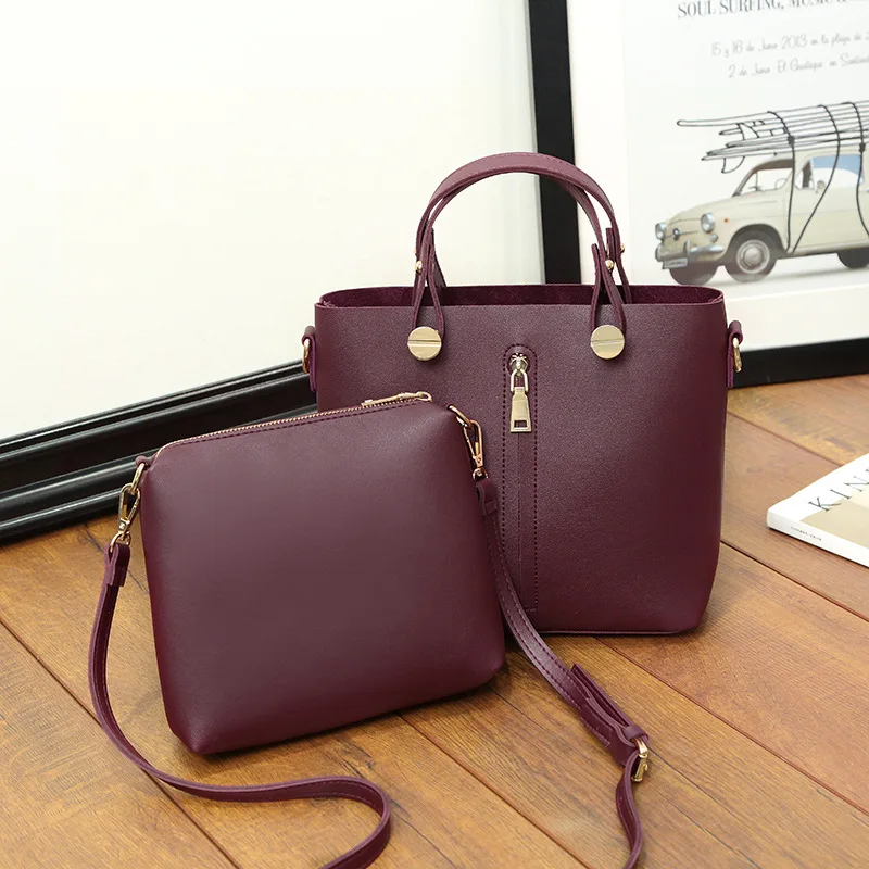 

Bag 2017 New Style WOMEN'S Handbag Tote Bag Ultra Large Capacity Handbag Versatile Europe And America Style PU Handbag