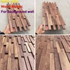 6pcs/pack American Retro style Art Wood mosaic tile Home Decoration Natural walnut Wood texture Wall art for background decor ► Photo 1/6