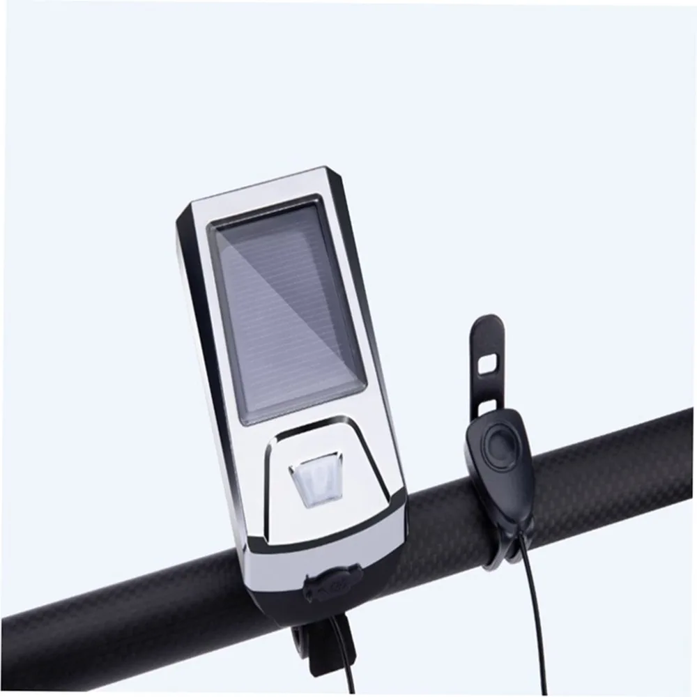 Flash Deal LED USB Rechargeable & Solar Bike Light Headlight 300 lumens Solar Energy Light Sensor Bicycle Front Light Horn 4 Flash Deal LED USB Rechargeable & Solar Bike Light Headlight 300 lumens Solar Energy Light Sensor Bicycle Front Light Horn 4
