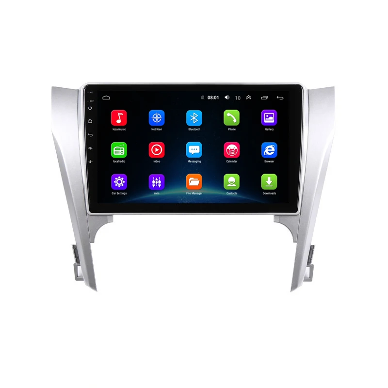 1" 2.5D ips Android 9,1 Автомобильный мультимедийный dvd-плеер gps для Toyota camry 2012 2013 аудио компактное минирадио 32EQ стерео навигации
