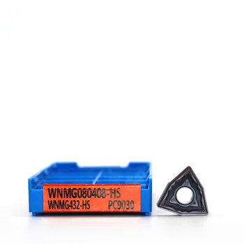 

WNMG080408 HS PC9030 Carbide WNMG080404 Inserts CNC Lathe External Turning Tool Stainless