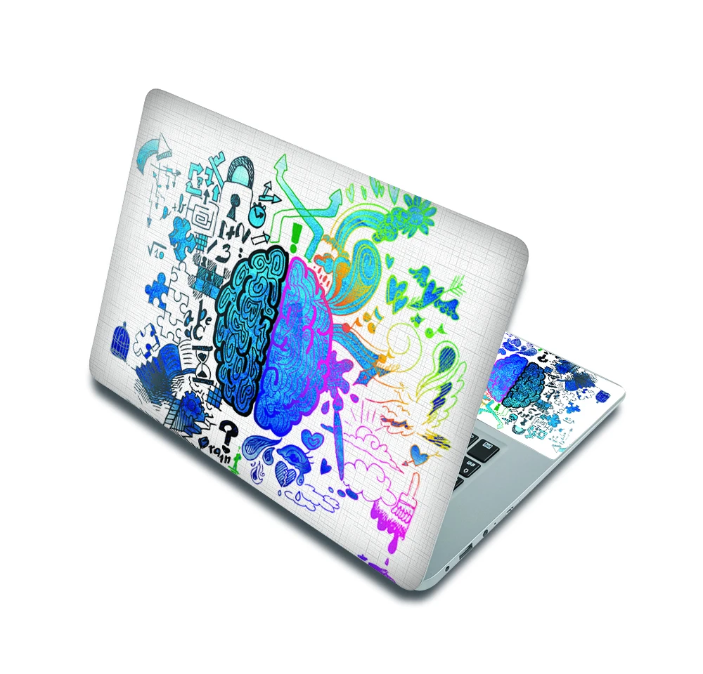 Laptop Skin 10-17 inch Laptop Sticker Cover for Dell / Lenovo / MacBook /Acer/HP/Asus - Color: F