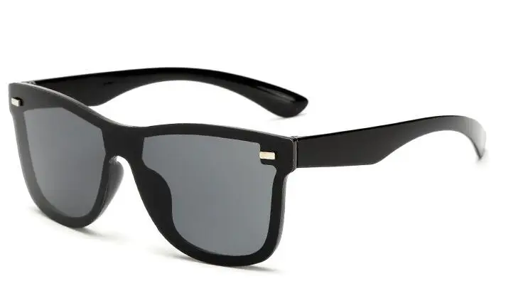 Y12 C1 Black film GLTREE Модные солнцезащитные очки Мужские квадратные цельная линза Женские винтажные градиентные солнцезащитные очки мужские солнцезащитные очки UV400 Y12 - Цвет линз: Y12 C1 Black film