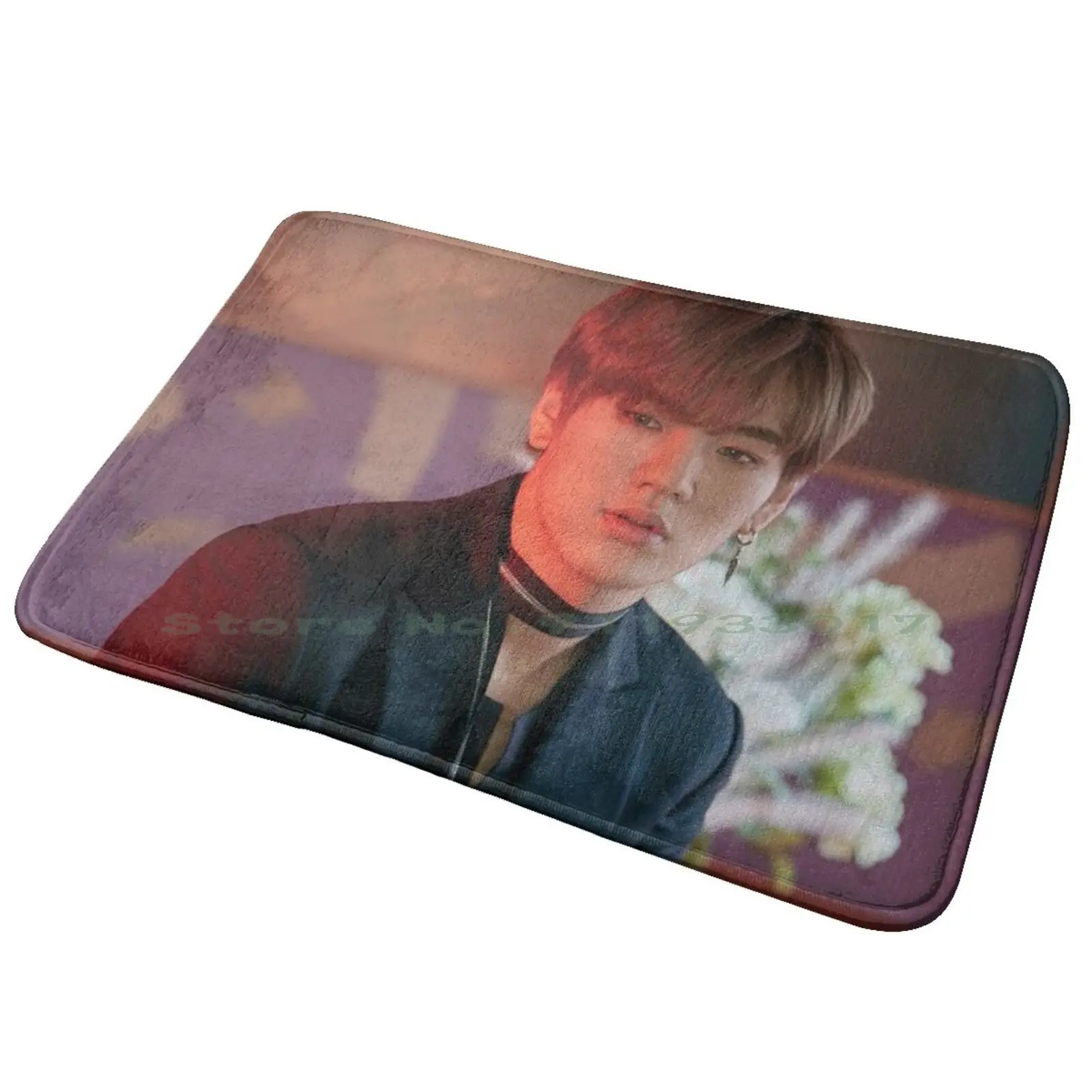 Up10Tion Hwanhee Tappetino Da Bagno Tappetino Da Bagno Tappeto (Tqia Bandiera Orgoglio Pansessuale Arcoiris Arcoiris Arcobaleno Lesbiche Orgteto Pride