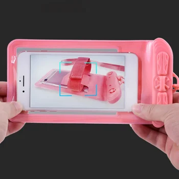 

High Waterproof Mobile Phone Hang Swimming Bag Touch Screen Cellphones Pouch For Surfing Diving Sea Beach S M hs