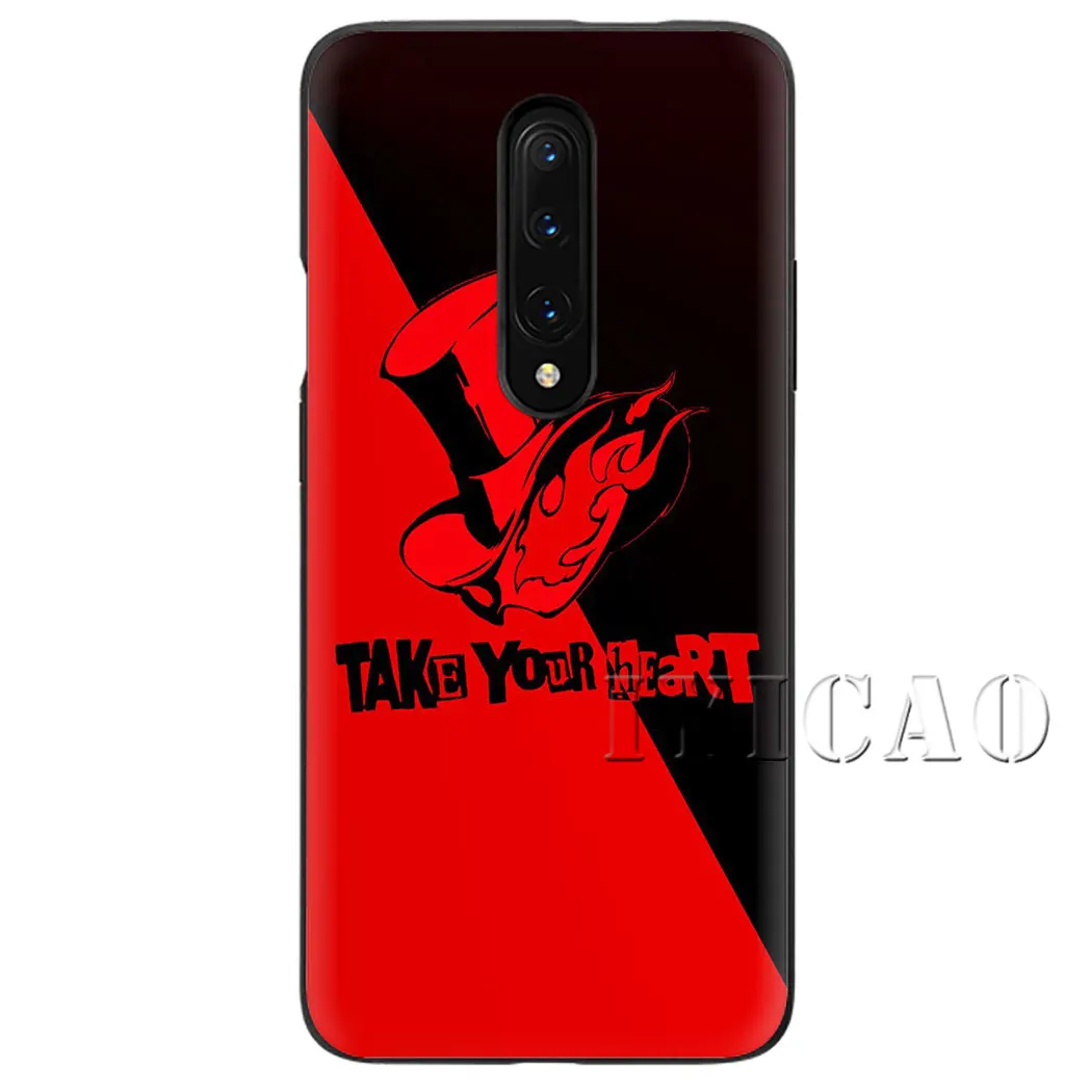 Persona 5 p5 Мягкий силиконовый чехол для телефона для oneplus 7 7T pro 5 5t 6t чехол - Цвет: 19