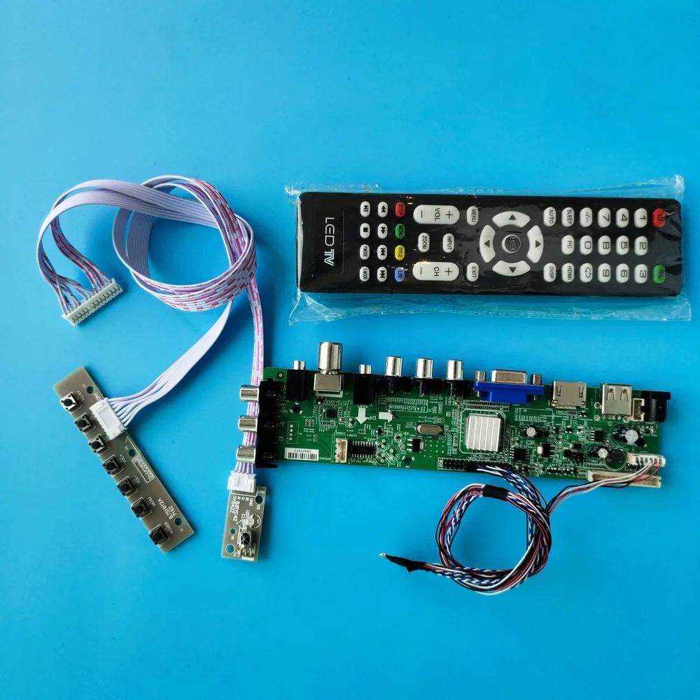 

Kit For B154PW04 V0/B154PW04 V4 Signal controller 40pin DVB-T DVB-T2 1440X900 HDMI AV board digital LED USB VGA TV 15.4" remote