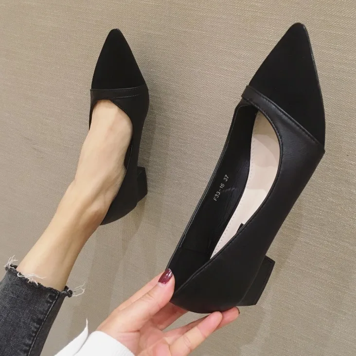 

2020 Dress Shoes Woman Office Ladies Slim Heels Clogs For Women Slip Om Basketball Platform Lace-up Branded Pumps Pointed Wedge