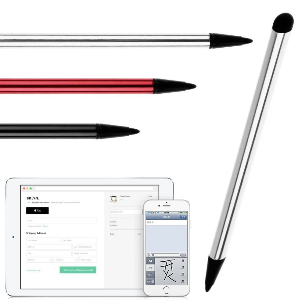2 шт Емкостный Универсальный стилус, стилус для сенсорного экрана, карандаш для iPad 10,2 Air Pro, планшета, мобильного телефона, мобильного телефона