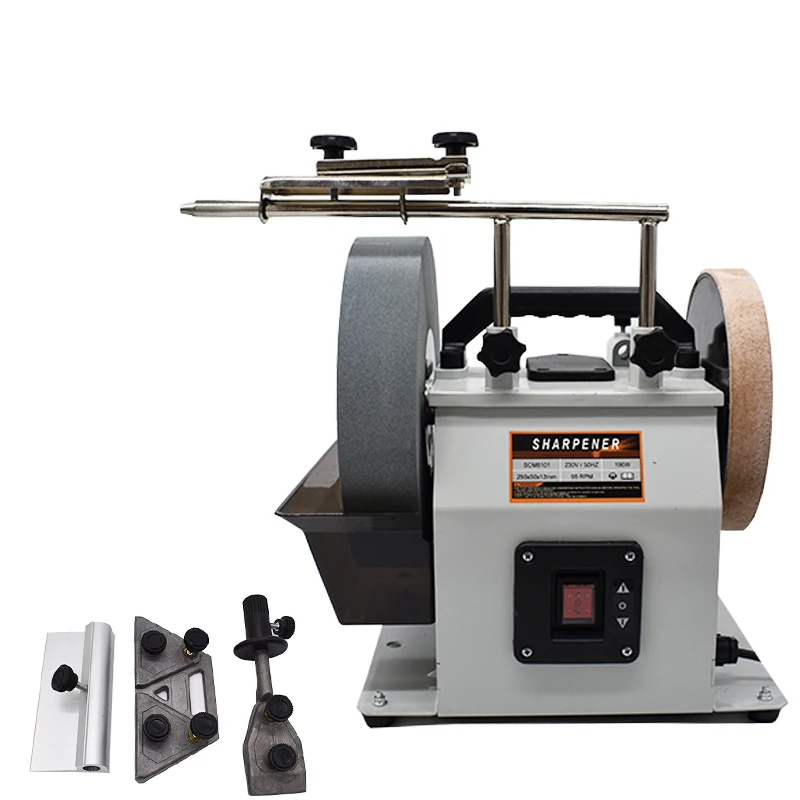 Water Cooled Grinder 240W Water Cooled Sharpening System 110V Motor  Electric Blade Grinding Machine W/10 Sharpening Stone 8 Leather Stropping  Wheel