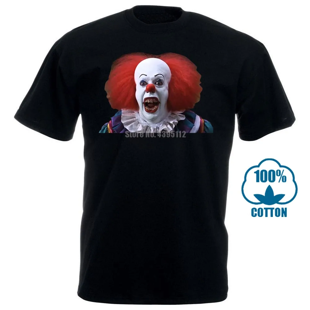 Pennywise Art футболка It Хэллоуин ужас Фредди Чаки Джейсон клоун 2018 Новые мужские