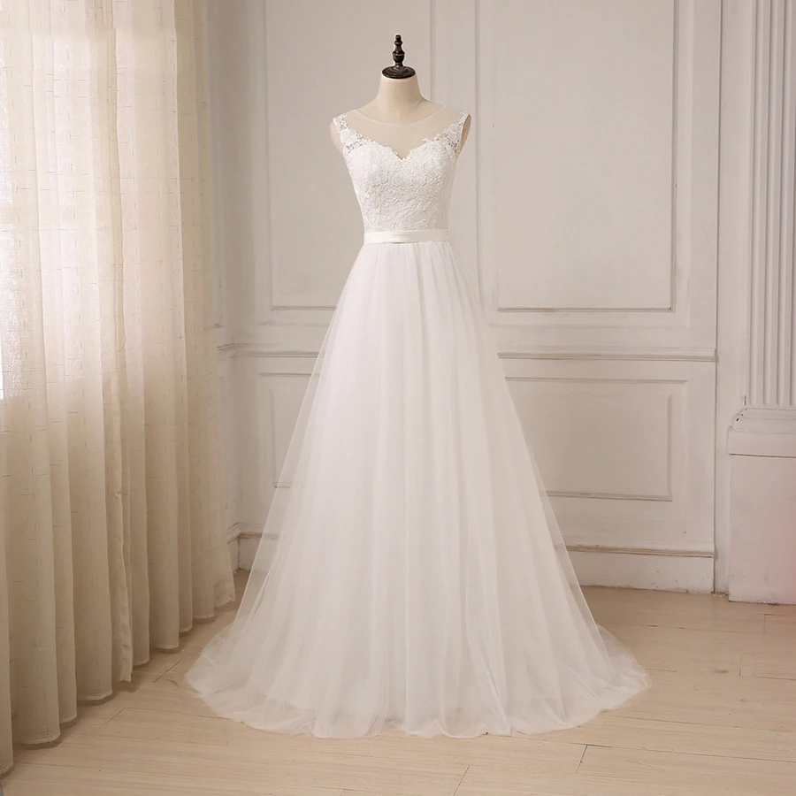Jiayigong-Cheap-Lace-Wedding-Dress-O-Neck-Tulle-Applique-Boho-Beach-Bridal-Gown-Bohemian-Wedding-Gowns