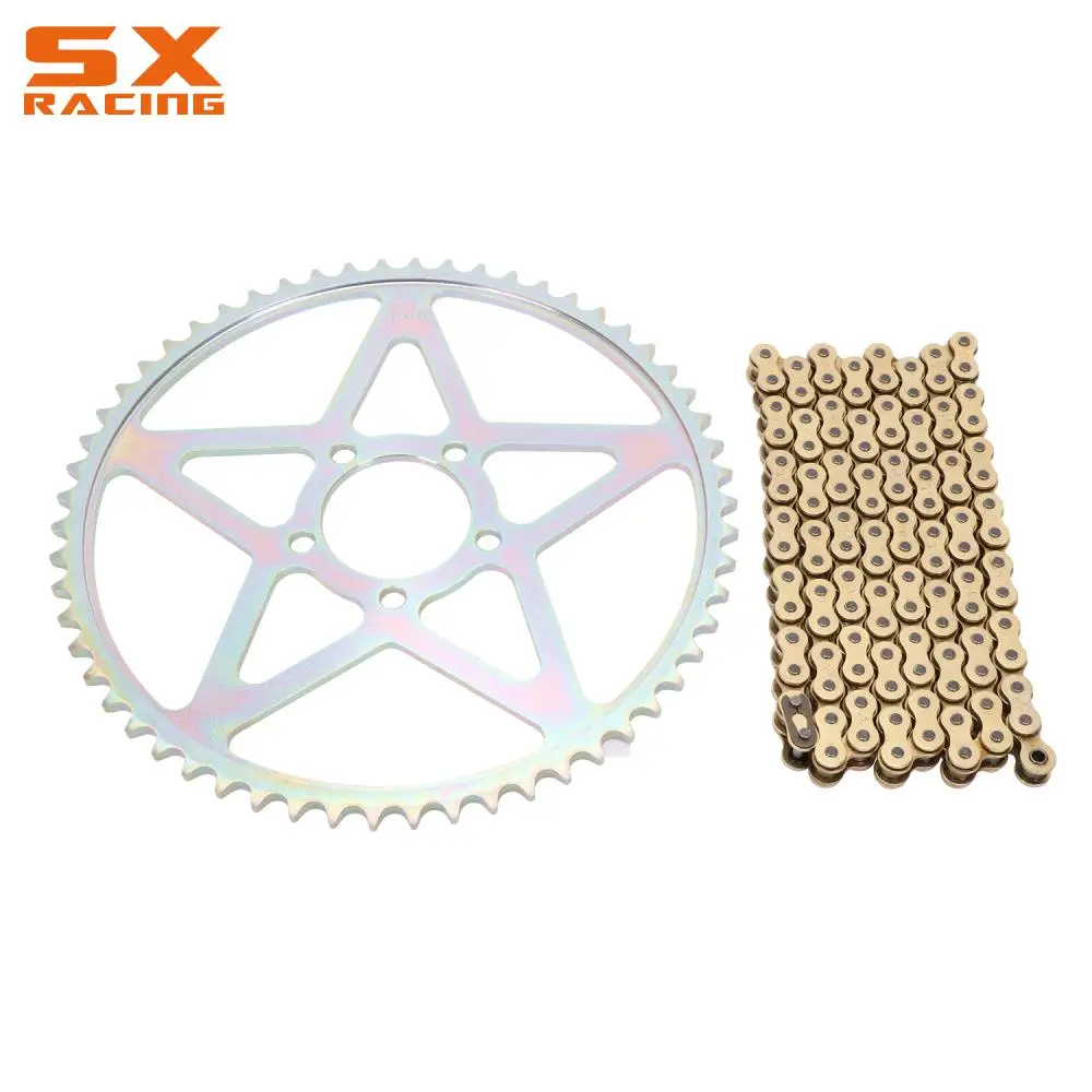 Electric OffRoad Motorcycle 48T 58T Sprocket 106L 112L 120L Chain Set