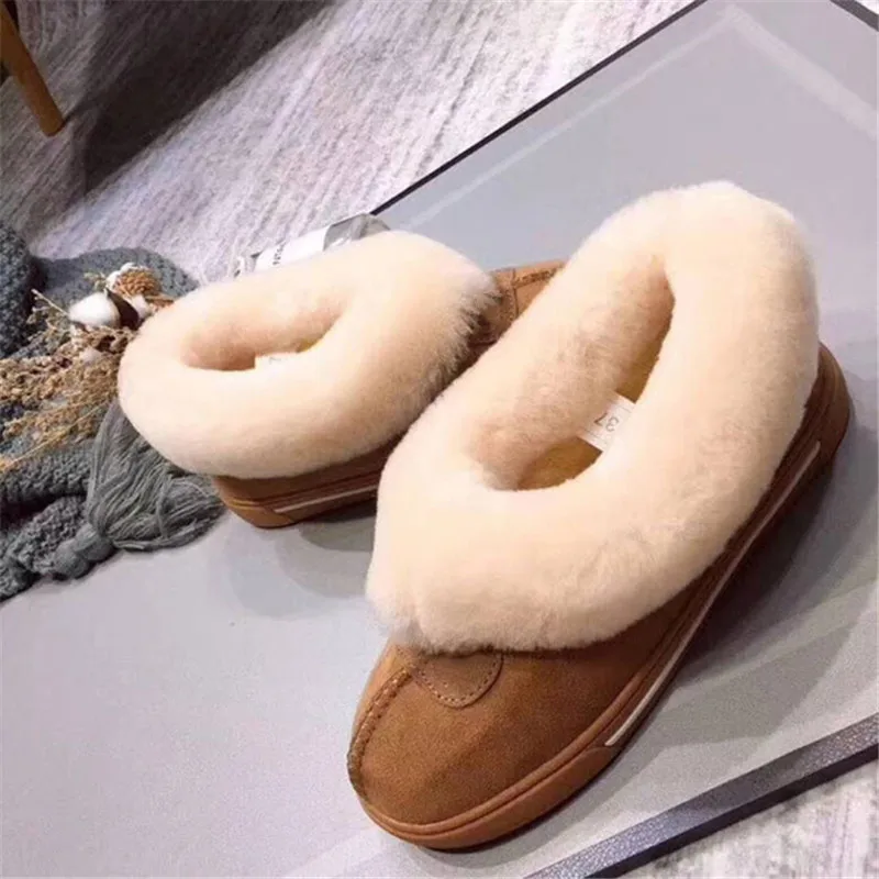 Мини-обувь на натуральном меху г. Женские зимние ботинки из натуральной шерсти зимние теплые ботинки женские ботинки из натуральной овечьей кожи с натуральным мехом на нескользящей подошве