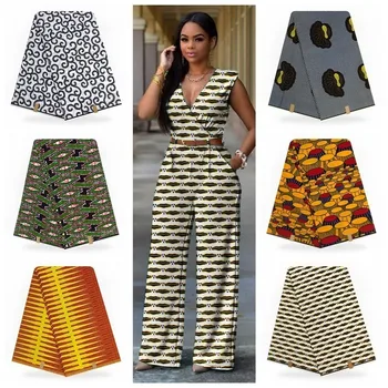 

Veritable Wax Veritable Guaranteed Real Pagne Wax High Quality Pagne Pagne Wax Veritable 6yards African Ankara Sewing Fabric A