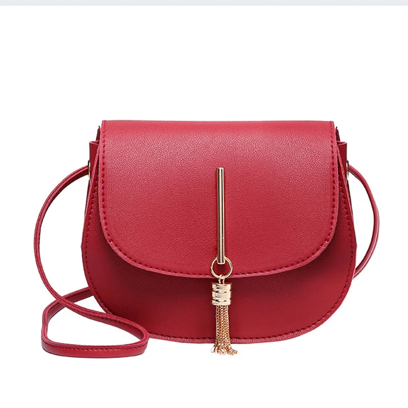 

Promotion New Women's Shoulder Bags PU Leather Ladies Messenger Bag Female Pure Color Small Square Bag Clutch Bags 2020 Handbags