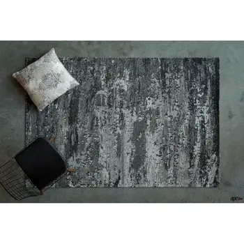 

Apex Ibiza 4 'x 6' Chenille Grey Area Rug