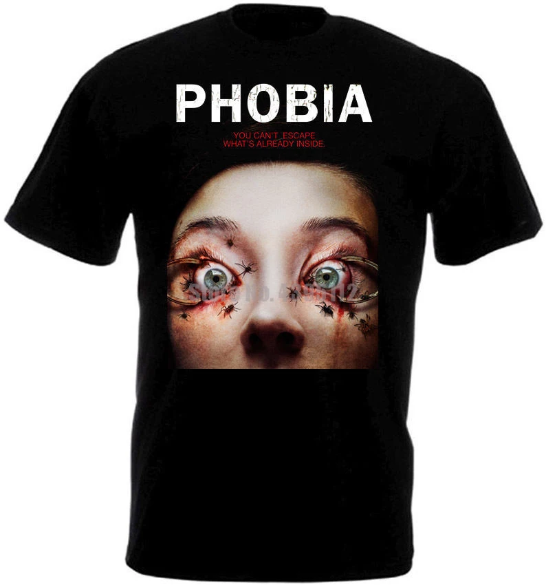 Женская забавная футболка Phobia Movie Poster уличная модная брендовая женская одежда 2019
