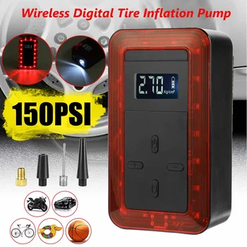 

Air Compressor Pump, 12V DC Tire Inflator, 150 PSI Tire Pump for Car, Truck, Bicycle, Motor, Bike, RV and Other Inflatables