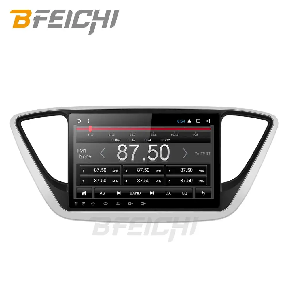 Автомобильный DVD gps для hyundai Verna Solaris PX30 " Android 9,0 автомобильный ПК головное устройство 1024*600 Автомобильная Радио Навигация
