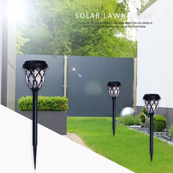 

6pcs Outdoor Solar Lawn Lights Yard Waterproof LED Garden Landescape Spike Lamps LED Spot Light Garden Path Landscape Lights